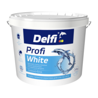 Delfi Profi White - Краска латексная акриловая для стен и потолков