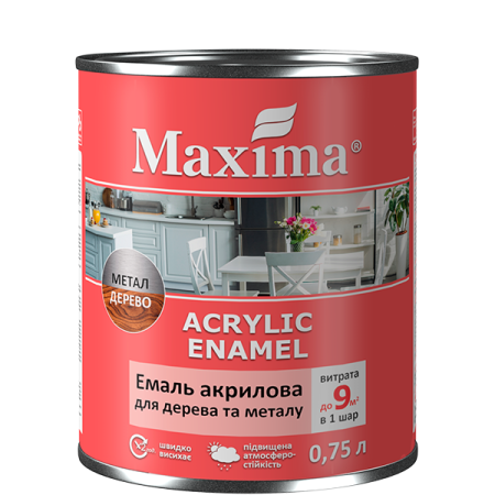 Maxima Acrylic wood & metal enamel 