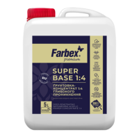 Farbex Deep-penetrating water dispersion acrylic primer concentrate «Super Base 1:4» 