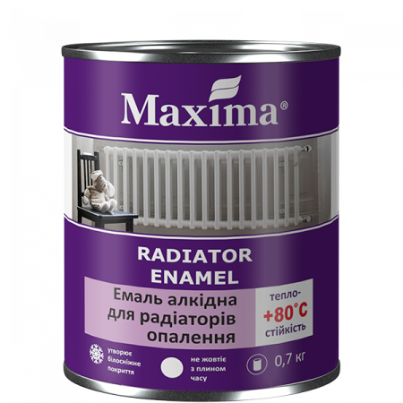 Эмаль алкидная для радиаторов отопления Maxima
