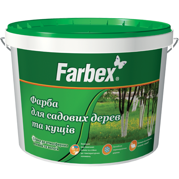 Фарба для садових дерев та кущів Farbex