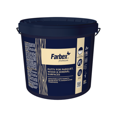 Putty for parquet, wooden and mineral surfaces Farbex