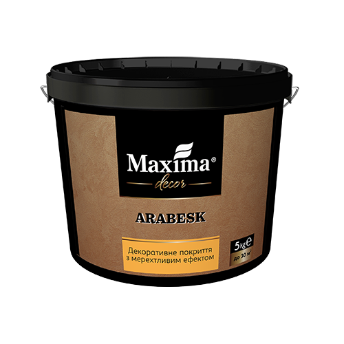 Decorative coating with a sparkle effect Arabesk Maxima