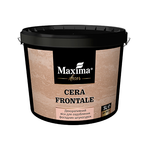 Decorative wax for facade stuccos coating Cera Frontale Maxima