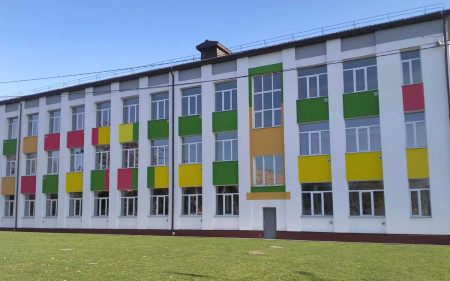 Facade - Kamyanske Secondary School POLYSAN