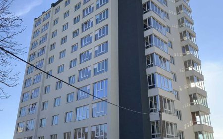 Штукатурка структурна акрилова «Баранець» - ЖК «Київський» ПОЛІСАН