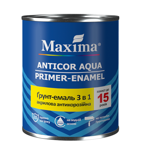 Maxima Ґрунт-емаль 3 в 1 Anticor Aqua 