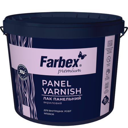 Панельный акриловый лак Farbex