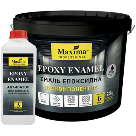 Эмаль эпоксидная двухкомпонентная Epoxy enamel Maxima