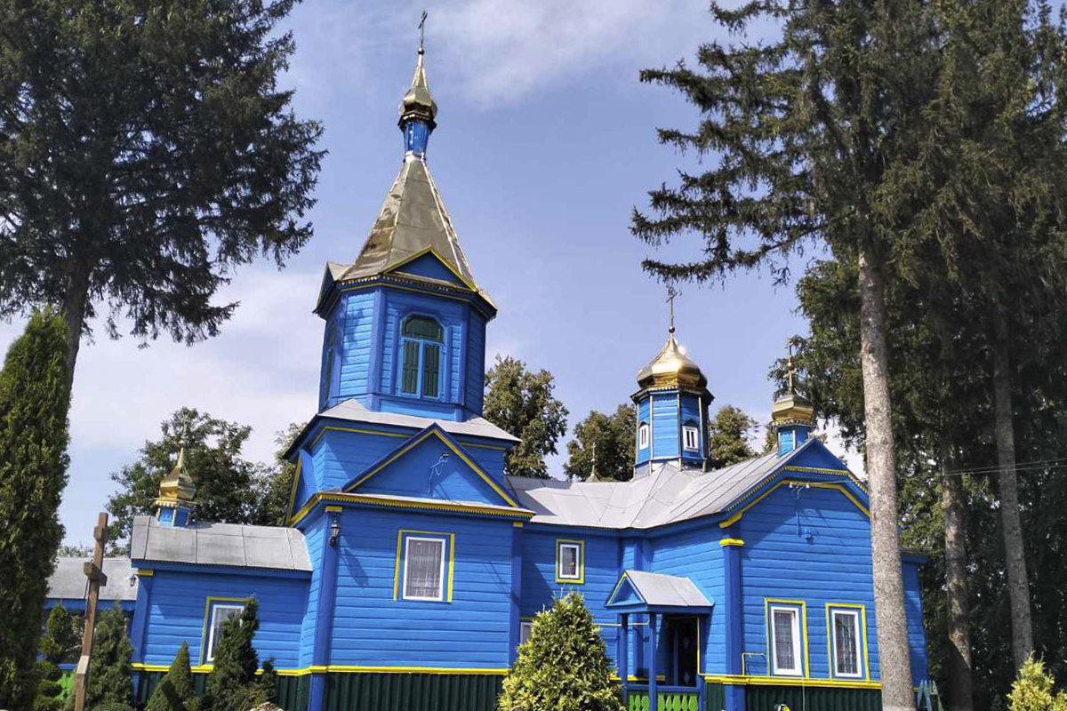 St. Michael’s Church in the village of Hadzynka, Zhytomyr region