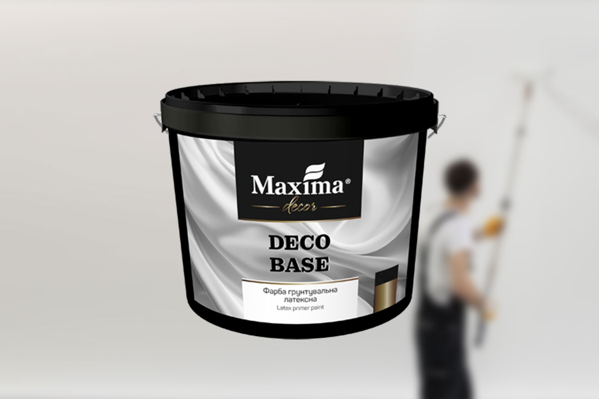Новинка: ґрунтувальна фарба Deco Base Maxima Decor