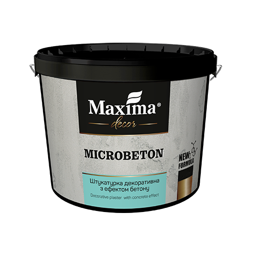 Штукатурка декоративная с эффектом бетона Microbeton